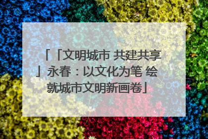 「文明城市 共建共享」永春：以文化为笔 绘就城市文明新画卷