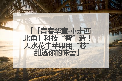 「青春华章·重走西北角」科技“智”造！天水花牛苹果用“芯”甜透你的味蕾