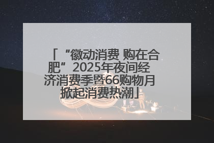 “徽动消费 购在合肥”2025年夜间经济消费季暨66购物月掀起消费热潮