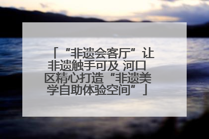 “非遗会客厅”让非遗触手可及 河口区精心打造“非遗美学自助体验空间”