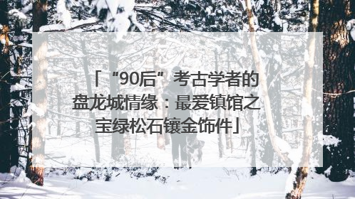 “90后”考古学者的盘龙城情缘：最爱镇馆之宝绿松石镶金饰件
