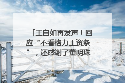 王自如再发声！回应“不看格力工资条”，还感谢了董明珠和雷军｜热财经