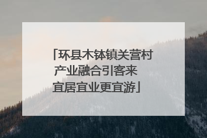 环县木钵镇关营村 产业融合引客来 宜居宜业更宜游