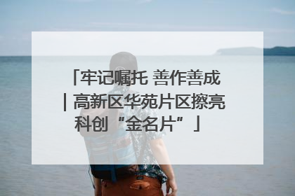 牢记嘱托 善作善成｜高新区华苑片区擦亮科创“金名片”