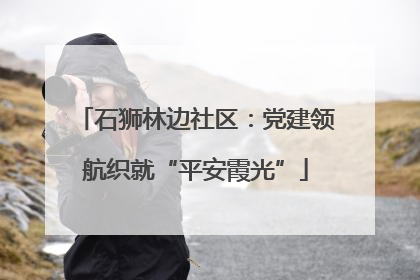 石狮林边社区：党建领航织就“平安霞光”