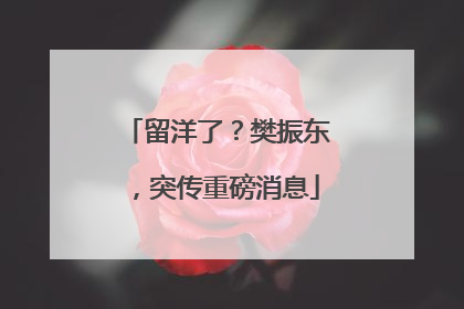 留洋了？樊振东，突传重磅消息
