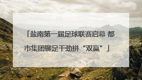 盐南第一届足球联赛启幕 都市集团铆足干劲拼“双赢”