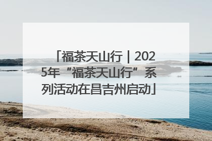 福茶天山行｜2025年“福茶天山行”系列活动在昌吉州启动