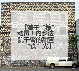端午“粽”动员！内乡法院干警的甜蜜“食”光