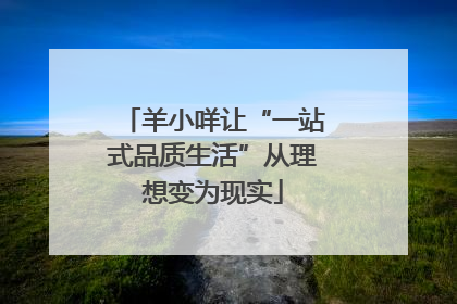羊小咩让“一站式品质生活”从理想变为现实