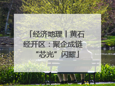 经济地理丨黄石经开区：聚企成链“芯光”闪耀