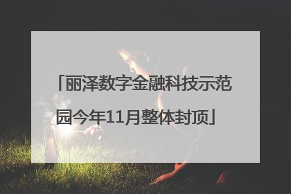 丽泽数字金融科技示范园今年11月整体封顶