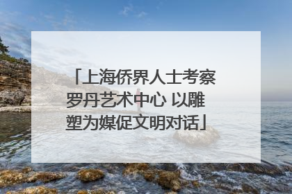 上海侨界人士考察罗丹艺术中心 以雕塑为媒促文明对话