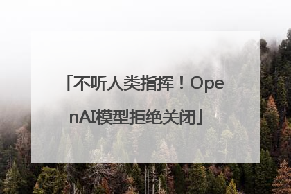 不听人类指挥！OpenAI模型拒绝关闭