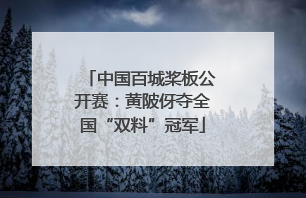 中国百城桨板公开赛：黄陂伢夺全国“双料”冠军