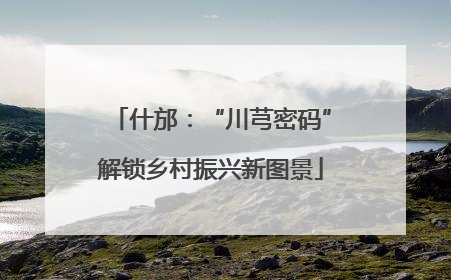 什邡：“川芎密码”解锁乡村振兴新图景