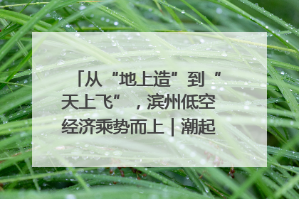 从“地上造”到“天上飞”，滨州低空经济乘势而上｜潮起渤海・网聚黄蓝