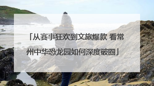 从赛事狂欢到文旅爆款 看常州中华恐龙园如何深度破圈