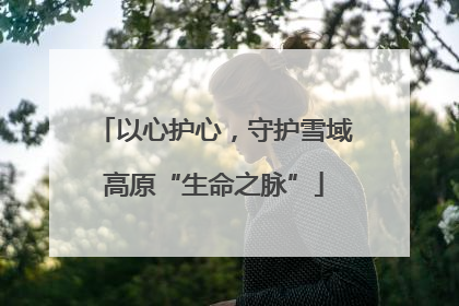 以心护心，守护雪域高原“生命之脉”