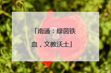 南通：绿茵铁血，文教沃土