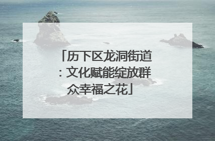 历下区龙洞街道：文化赋能绽放群众幸福之花