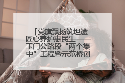 党旗飘扬筑坦途 匠心养护惠民生——玉门公路段“两个集中”工程暨示范桥创建项目圆满收官
