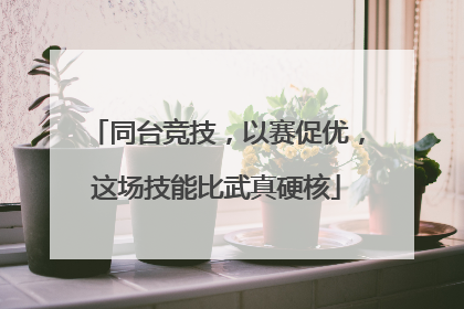 同台竞技，以赛促优，这场技能比武真硬核