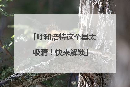 呼和浩特这个县太吸睛！快来解锁