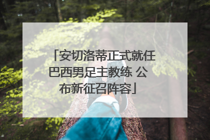 安切洛蒂正式就任巴西男足主教练 公布新征召阵容