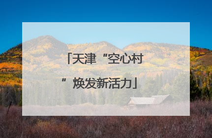天津“空心村”焕发新活力