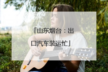 山东烟台：出口汽车装运忙