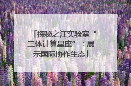 探秘之江实验室“三体计算星座”：展示国际协作生态
