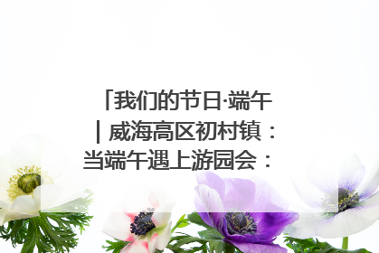 我们的节日·端午｜威海高区初村镇：当端午遇上游园会：来一场“粽”享欢乐的趣味冒险！