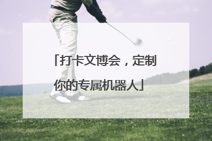 打卡文博会，定制你的专属机器人