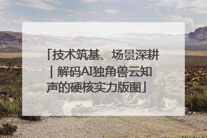 技术筑基、场景深耕｜解码AI独角兽云知声的硬核实力版图