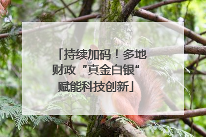 持续加码！多地财政“真金白银”赋能科技创新