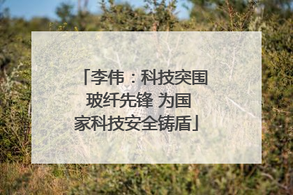 李伟：科技突围 玻纤先锋 为国家科技安全铸盾