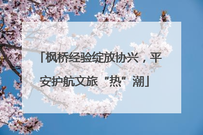 枫桥经验绽放协兴，平安护航文旅“热”潮