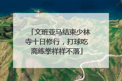 文班亚马结束少林寺十日修行，打球吃斋练拳样样不落