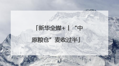 新华全媒+丨“中原粮仓”麦收过半