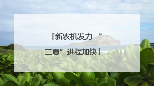 新农机发力 “三夏”进程加快