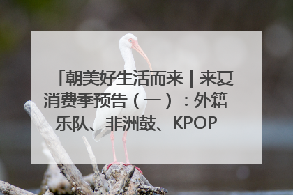 朝美好生活而来｜来夏消费季预告（一）：外籍乐队、非洲鼓、KPOP舞团、居民开放麦……这也太show了