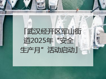 武汉经开区军山街道2025年“安全生产月”活动启动