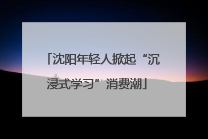 沈阳年轻人掀起“沉浸式学习”消费潮