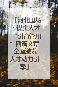 河北围场：谋实人才“引育管用”四篇文章 全面激发人才动力引擎
