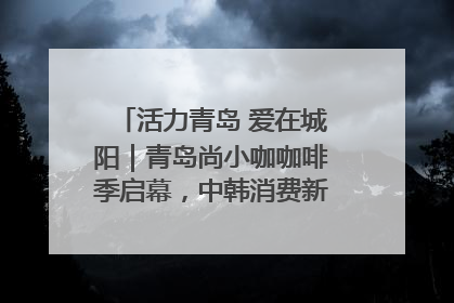 活力青岛 爱在城阳｜青岛尚小咖咖啡季启幕，中韩消费新场景点燃夏日热情