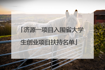 济源一项目入围省大学生创业项目扶持名单