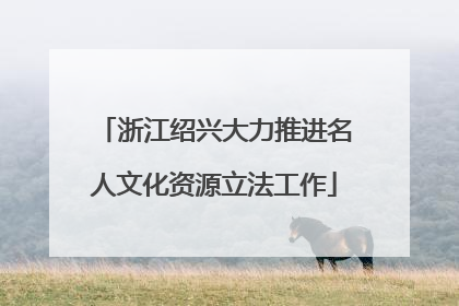 浙江绍兴大力推进名人文化资源立法工作