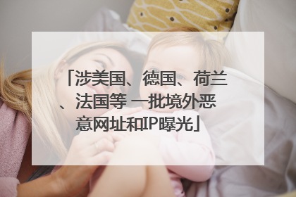 涉美国、德国、荷兰、法国等 一批境外恶意网址和IP曝光