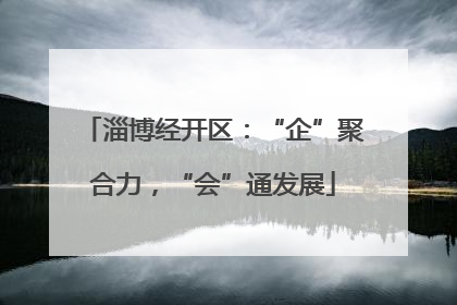 淄博经开区：“企”聚合力，“会”通发展